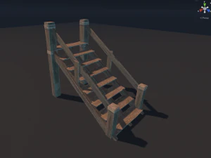 Modular Wood Construction 3D Model