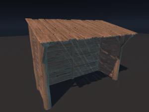 Modular Wood Construction 3D Model