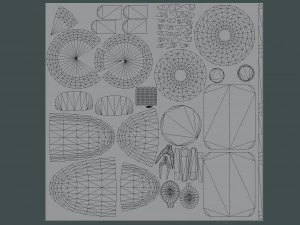 Medieval Laid Table Scene Asset 3D Model