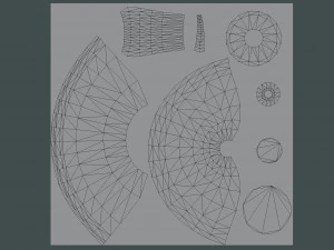 Medieval Laid Table Scene Asset 3D Model