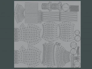 Medieval Laid Table Scene Asset 3D Model