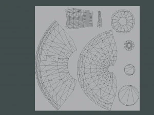 Medieval Bookcases Scene - Asset 3D Model