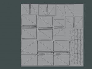 Medieval Bookcases Scene - Asset Modèle 3D