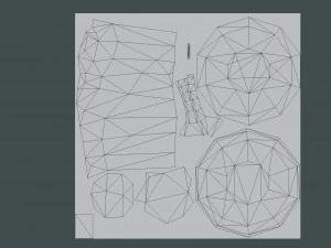 Medieval Bookcases Scene - Asset 3D Model