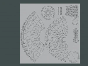 Medieval Bookcases Scene - Asset 3D Model