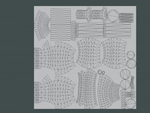 Medieval Bookcases Scene - Asset 3D Model