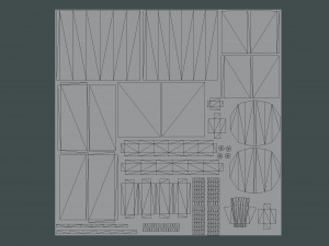 Medieval Burlap Sacks and other - Asset Modello 3D