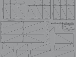 City Buildings Retrowave 3D-Modell
