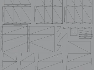 City Buildings Retrowave 3D Model