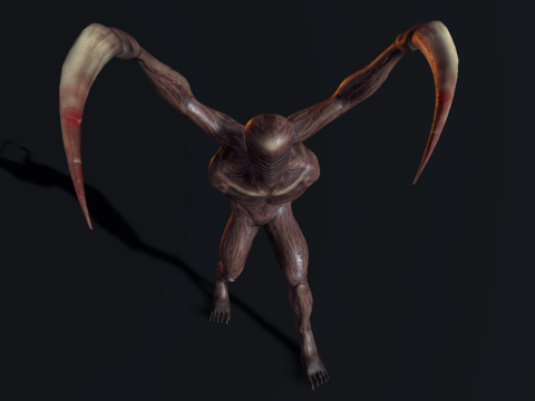 Demon - Horror Character Animated 3D 모델