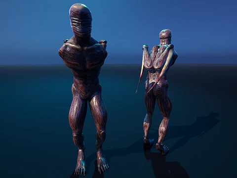 Demon - Horror Character Animated 3D Model
