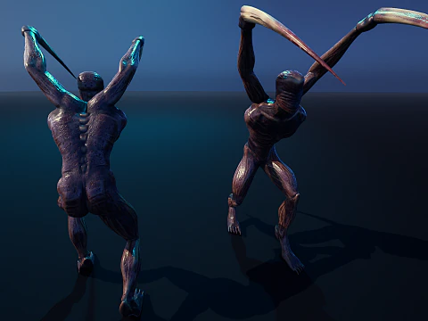 Demon - Horror Character Animated 3D Model