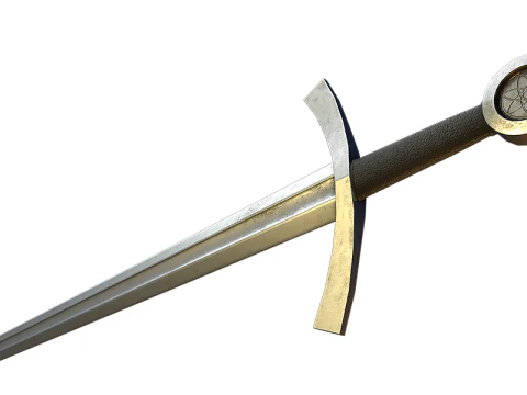 Medieval Sword 3D Model