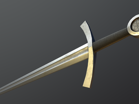 Medieval Sword 3Dモデル