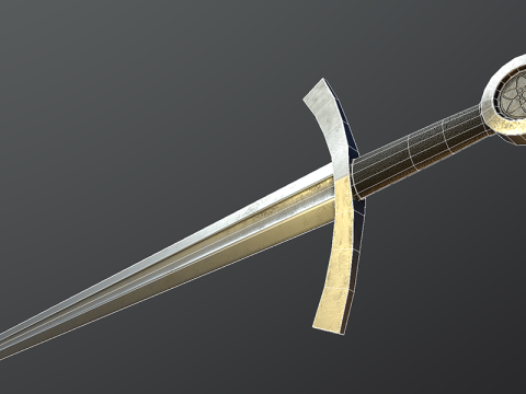 Medieval Sword 3Dモデル