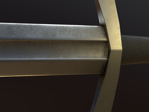 Medieval Sword 3Dモデル