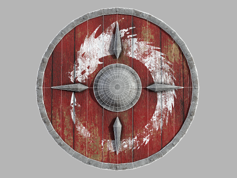 Viking shield 3D-Modell