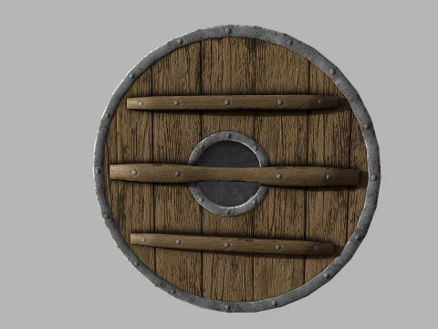 Viking shield 3D Model
