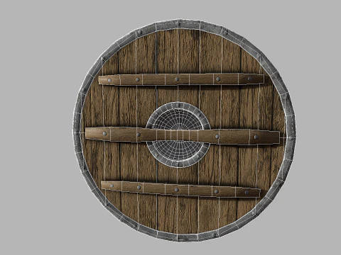 Viking shield 3D Model