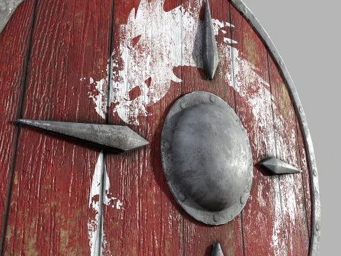 Viking shield 3D Model