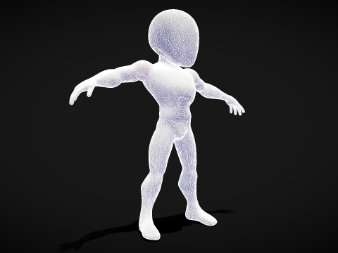 Male Base Stylized Body 3D मॉडल