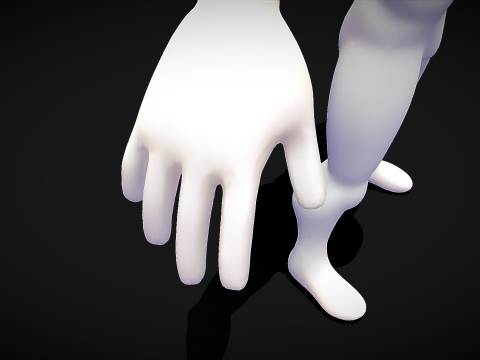 Male Base Stylized Body 3D मॉडल