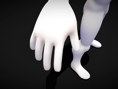 Male Base Stylized Body 3D Model