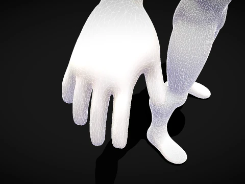 Male Base Stylized Body 3D Model