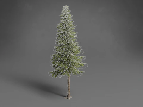 Stilisierte B&auml;ume Low-Poly 3D Modell