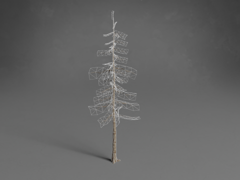 Stylized Trees Low-poly 3D Модель