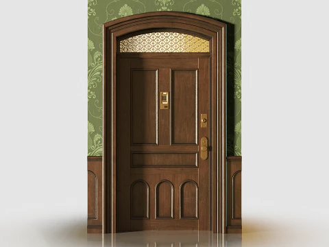 Porta d'ingresso 1900 - Animata Modello 3D