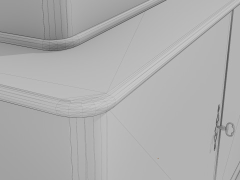 Buffet Hutch Modelo 3D