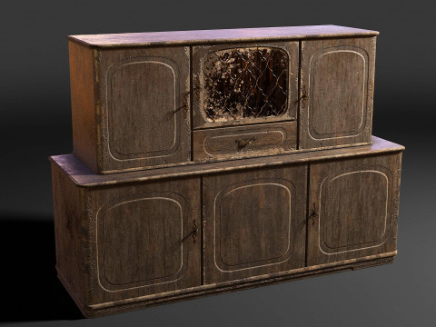 Buffet Hutch Modelo 3D