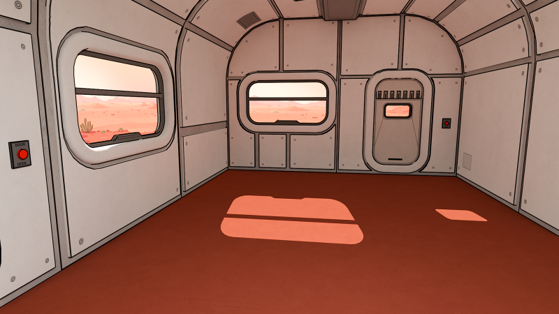 Modular Space Base - Cartoon Style Modèle 3D .c4d .max .obj .3ds .fbx .stl .blend