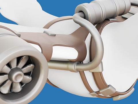 Bombardini Gusini - Brainrot Meme Model 3D