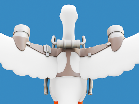 Bombardini Gusini - Brainrot Meme Model 3D