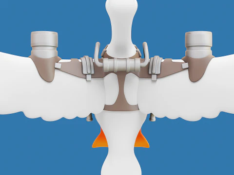 Bombardini Gusini - Brainrot Meme 3D Model