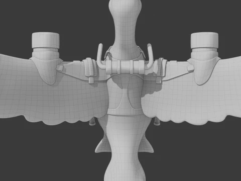 Bombardini Gusini - Brainrot Meme 3D Model