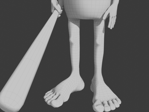 TungTung Sahur - Brainrot Meme Modelo 3D