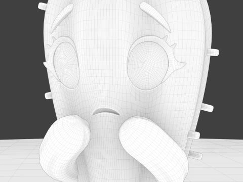 Cute Cactus 3D Model