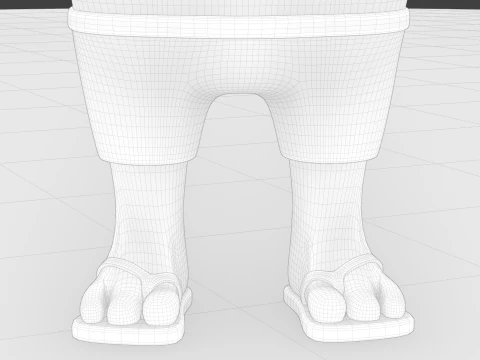 Cute Cactus 3D Model