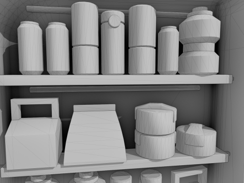 NeoKiosk Cyberpunk Kiosk Robot Karakteri 3D Model