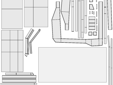 NeoKiosk Cyberpunk Kiosk Robot Karakteri 3D Model