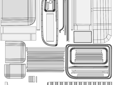 NeoKiosk Cyberpunk Kiosk Robot Karakteri 3D Model