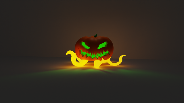 PUMPKIN Model 3D .c4d .max .obj .3ds .fbx .stl .blend 
