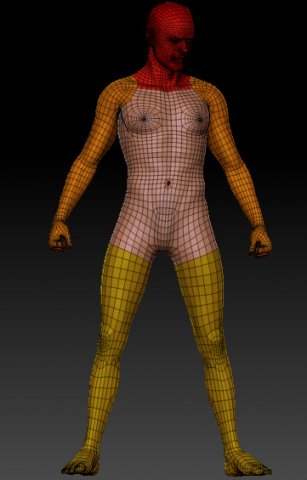 Paul Standing 3D Model .c4d .max .obj .3ds .fbx .stl .blend 