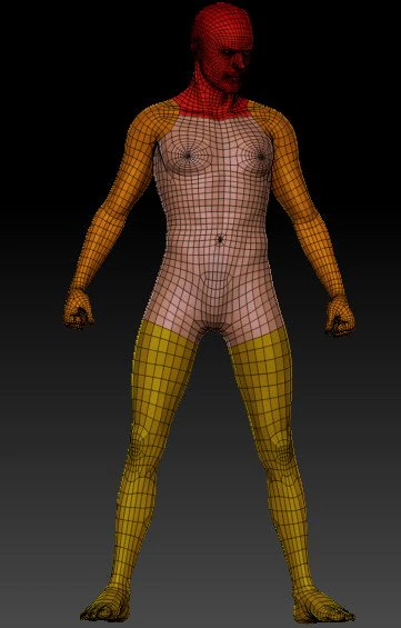 Paul Standing 3D Model .c4d .max .obj .3ds .fbx .stl .blend 