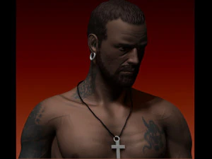 Nowy Paweł Stojący Model 3D