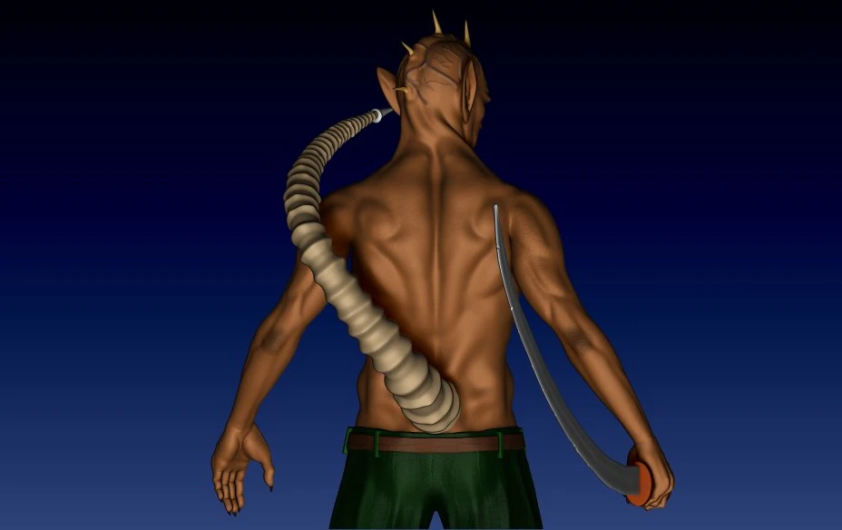 Man Sea 3D Model .c4d .max .obj .3ds .fbx .stl .blend 