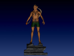 Man Sea Model 3D